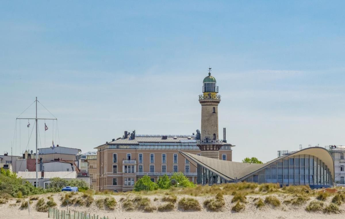 Ferienwohnung Berringer, Knurrhahn, direkt an der Promenade Rostock Exterior foto